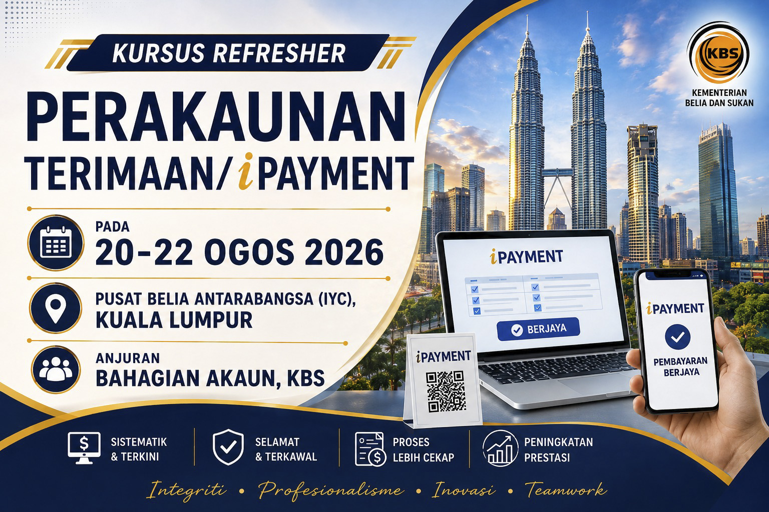 KURSUS REFRESHER PERAKAUNAN TERIMAAN/IPAYMENT  