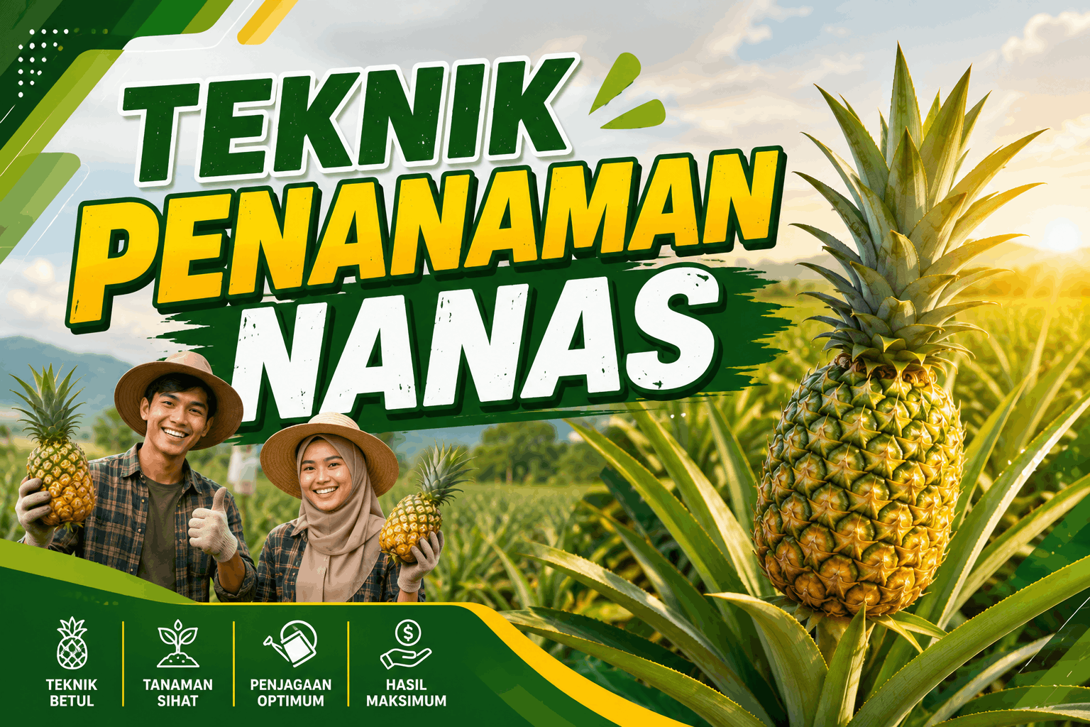 TEKNIK PENANAMAN NANAS