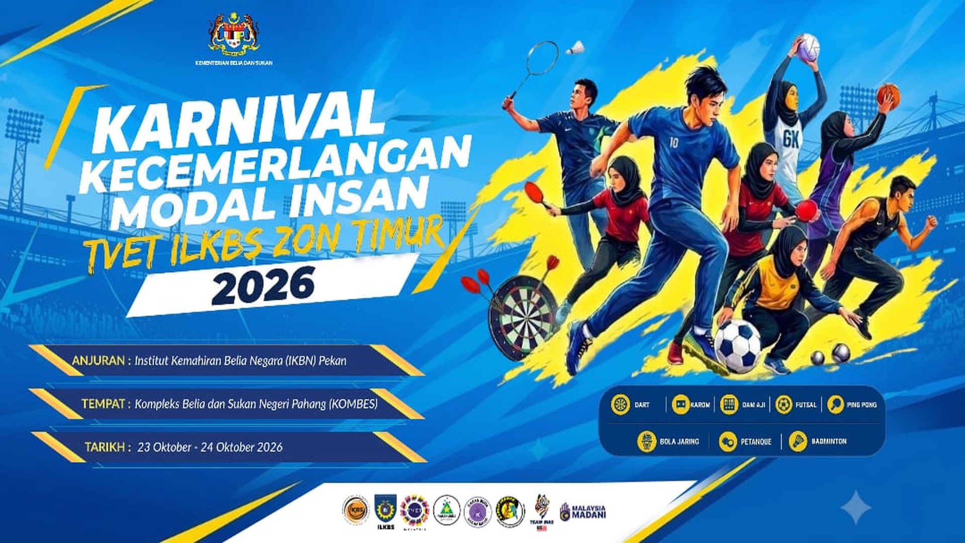  ''KARNIVAL KECEMERLANGAN MODAL INSAN TVET ILKBS ZON TIMUR 2026"