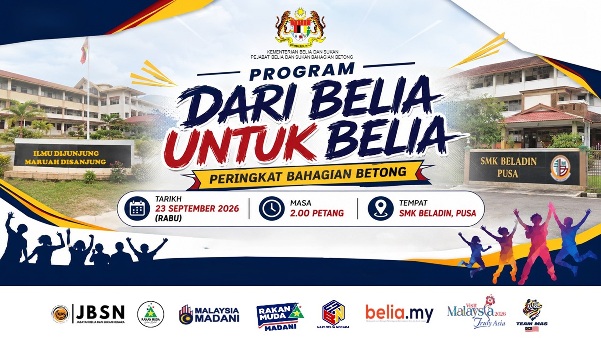DARI BELIA UNTUK BELIA PERINGKAT DAERAH 