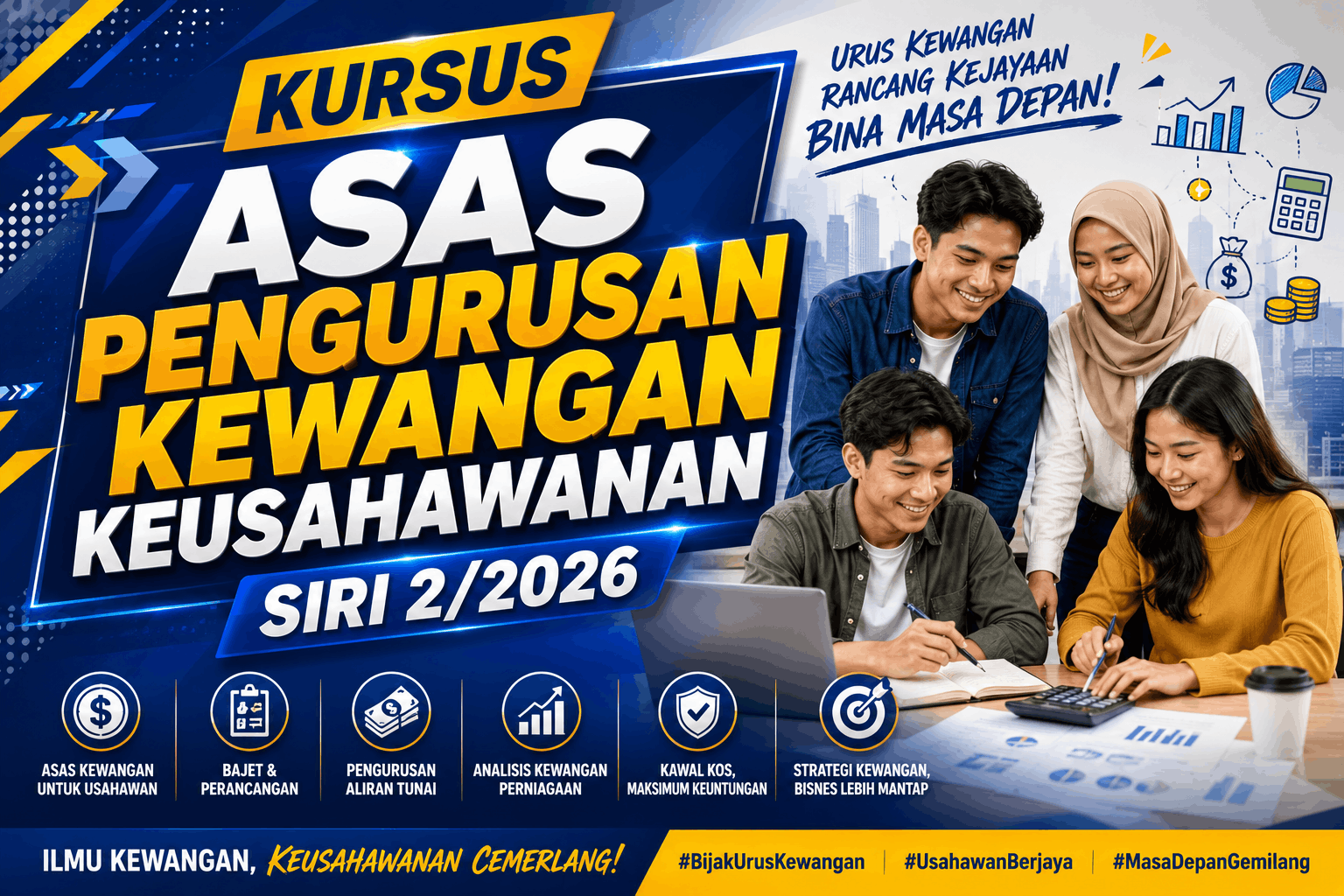 KURSUS ASAS PENGURUSAN KEWANGAN KEUSAHAWANAN SIRI 2/2026