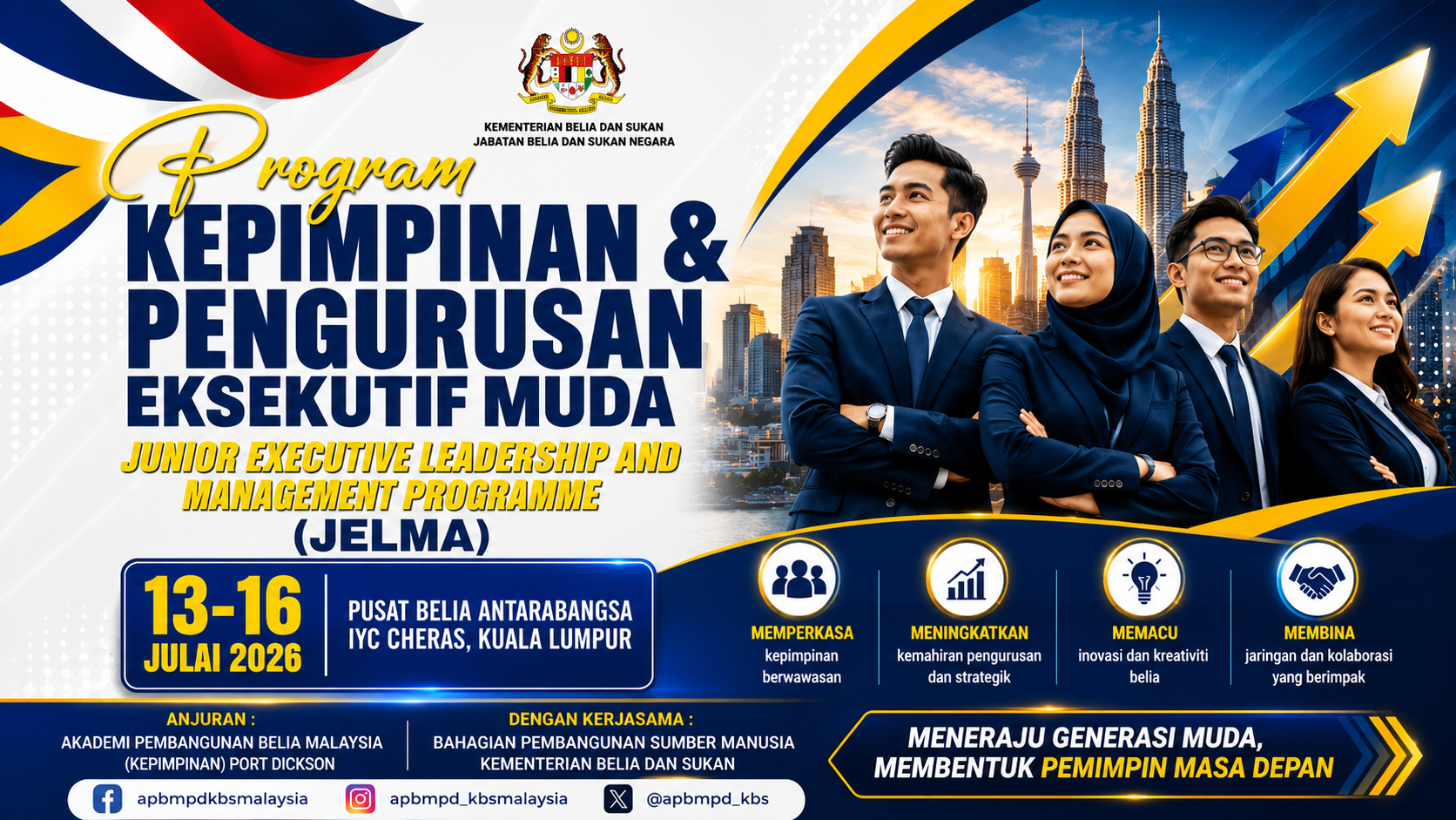 PROGRAM KEPIMPINAN DAN PENGURUSAN EKSEKUTIF MUDA (JELMA POL 2026)