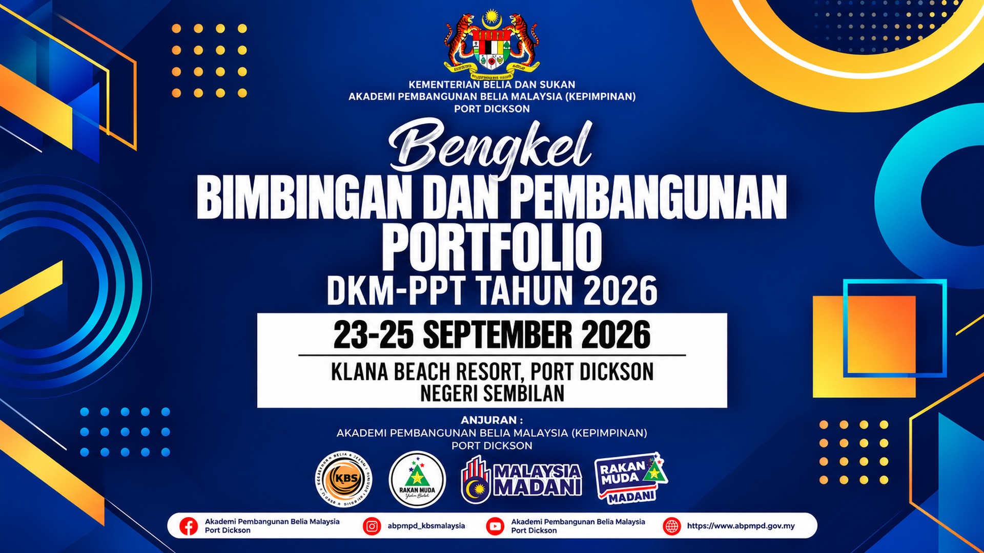 BENGKEL BIMBINGAN DAN PEMBANGUNAN PORTFOLIO/LPKC DKM-PPT TAHAP 4 PENYELARASAN KERJA BELIA TAHUN 2026