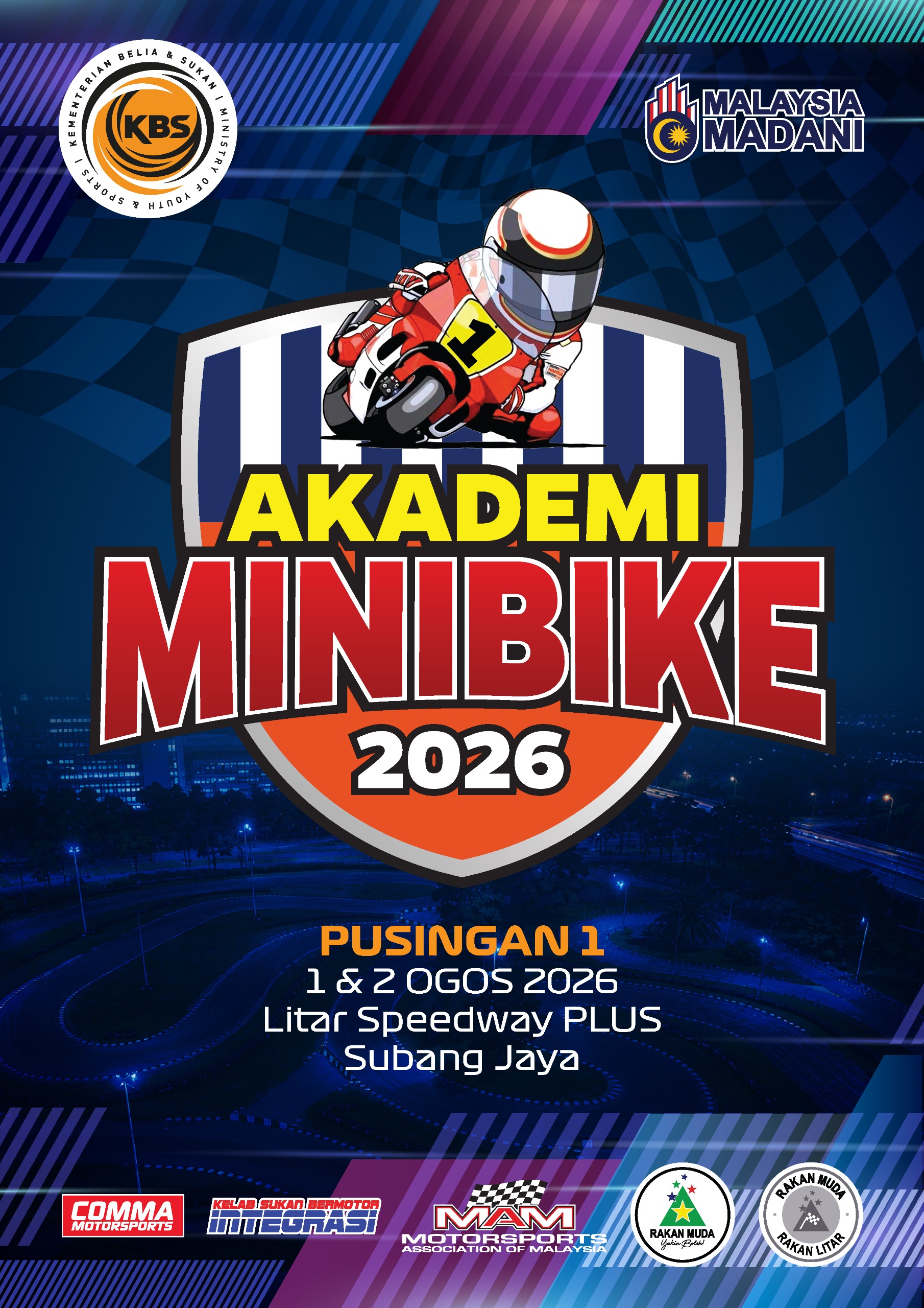 RAKAN LITAR- AKADEMI MINIBIKE SIRI 1