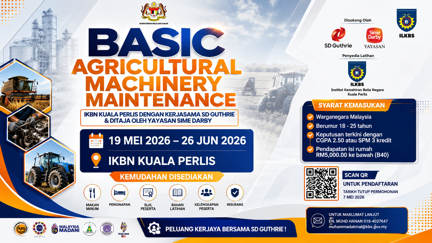 PROGRAM BASIC AGRICULTURAL MACHINERY MAINTENANCE