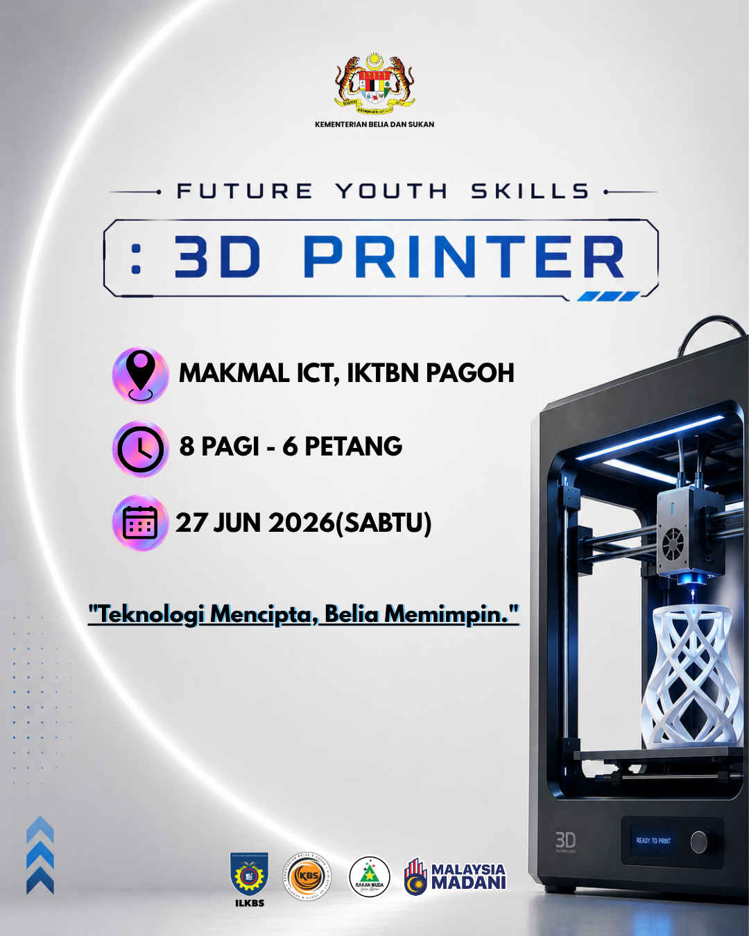  FUTURE YOUTH SKILLS - ASAS CETAKAN 3D