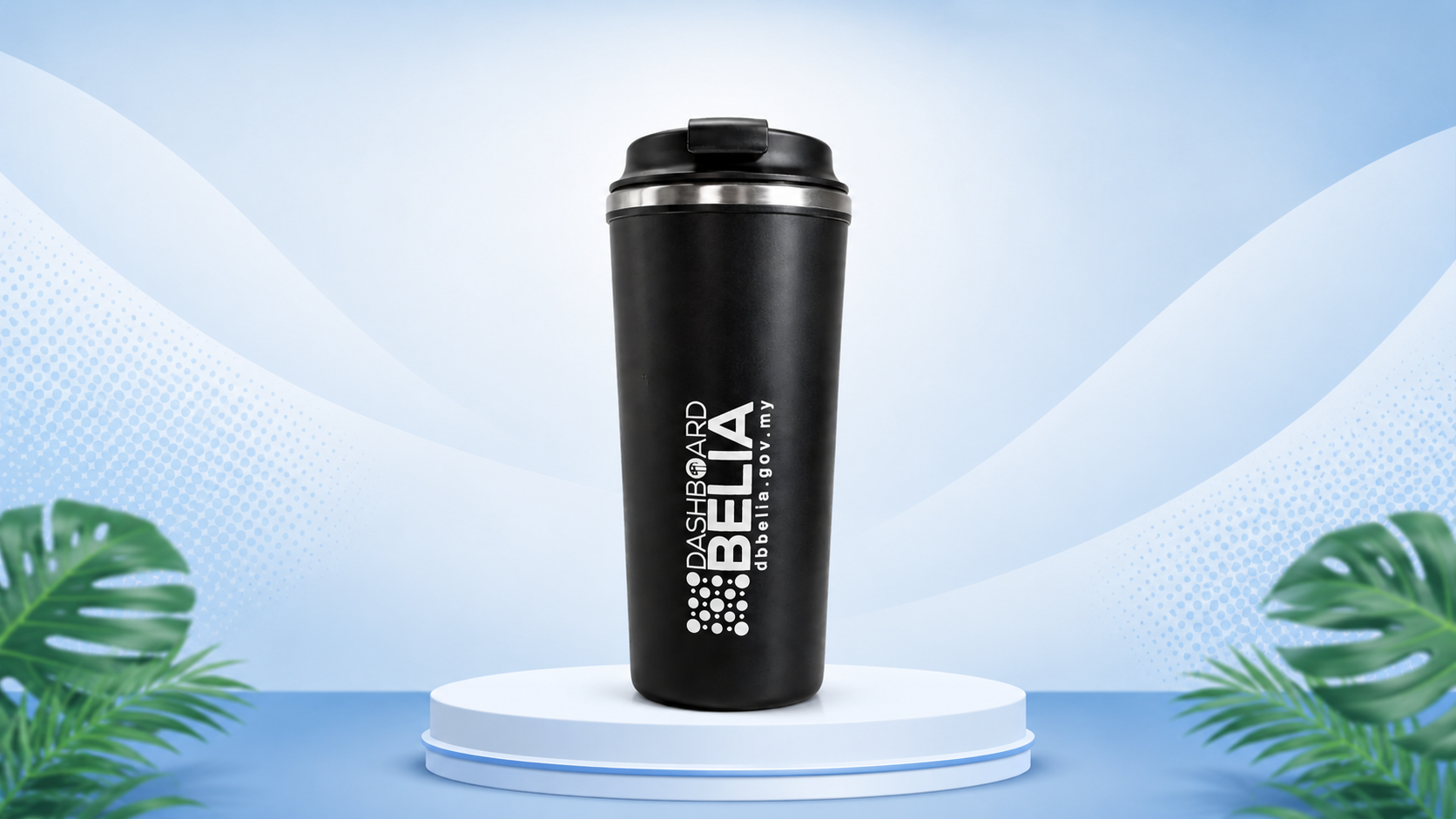 Thumbler Thermos Cup (Black)